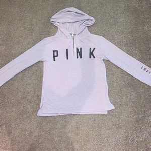 Victoria’s Secret pink long sleeve quarter zip